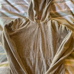 Light grey zip up